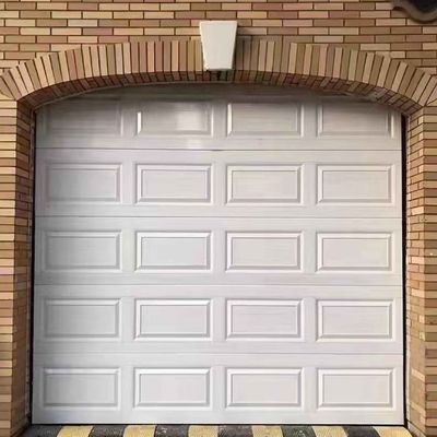 Isolement Porte de garage électrique Porte de garage en alliage d'aluminium sectionnelle